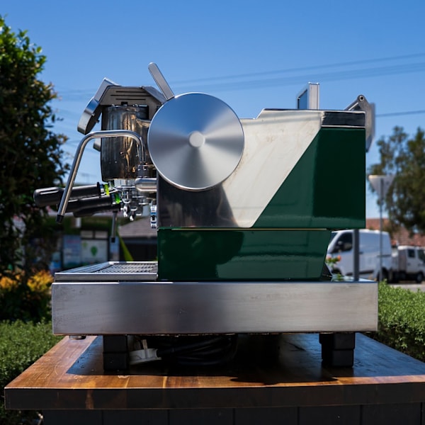 Pre-Loved Custom XLVI STH-9 3 Group Multi Boiler Coffee Machine – Green