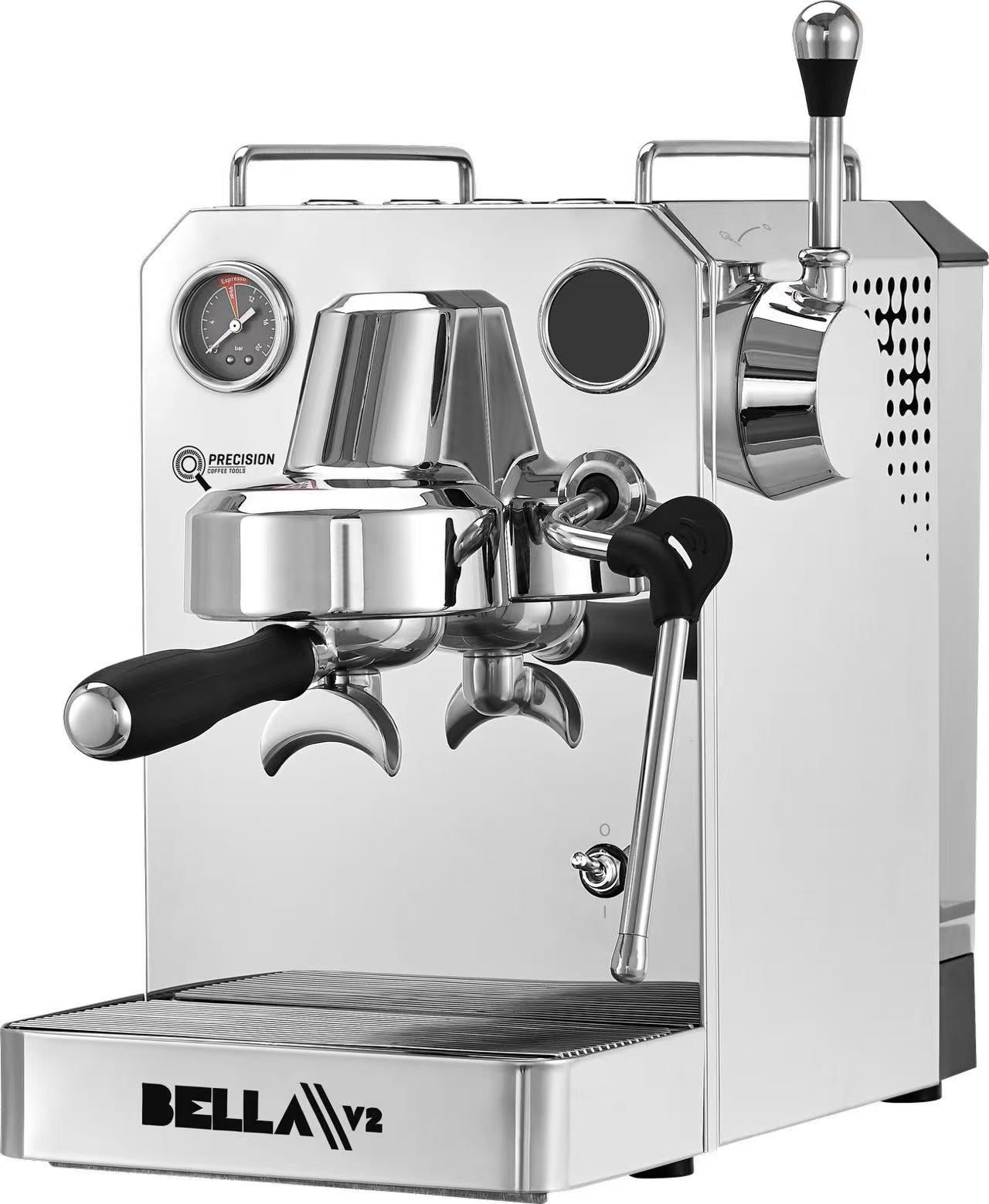 Precision Bella V2 Coffee Machine Stainless Steel