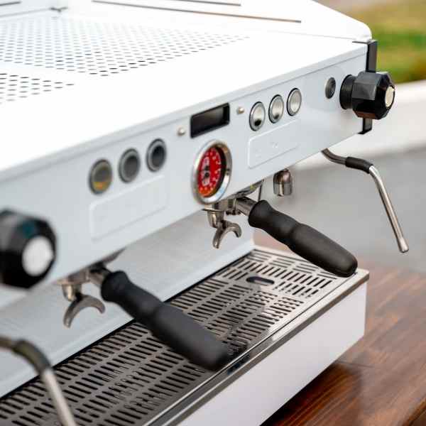 Immaculate 2 Group Custom White La Marzocco PB COFFEE MACHINE