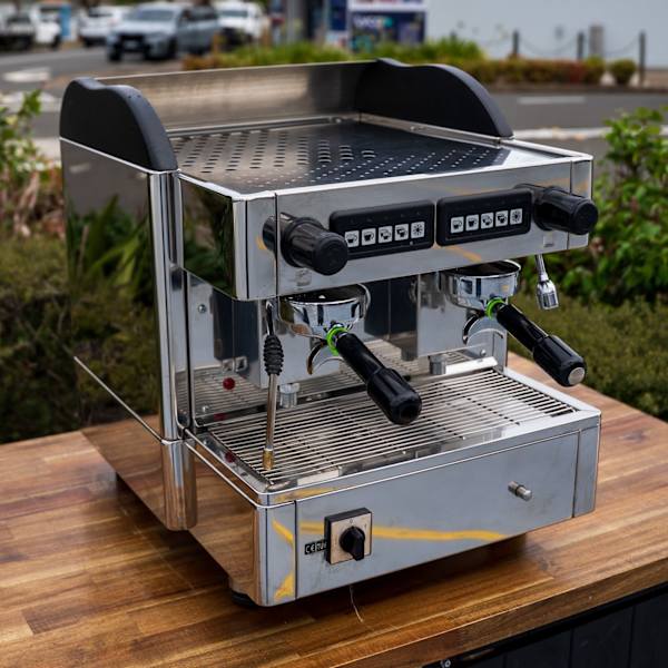 Cheap Italian 2 Group Coffee Machine – 10 Amp Compact