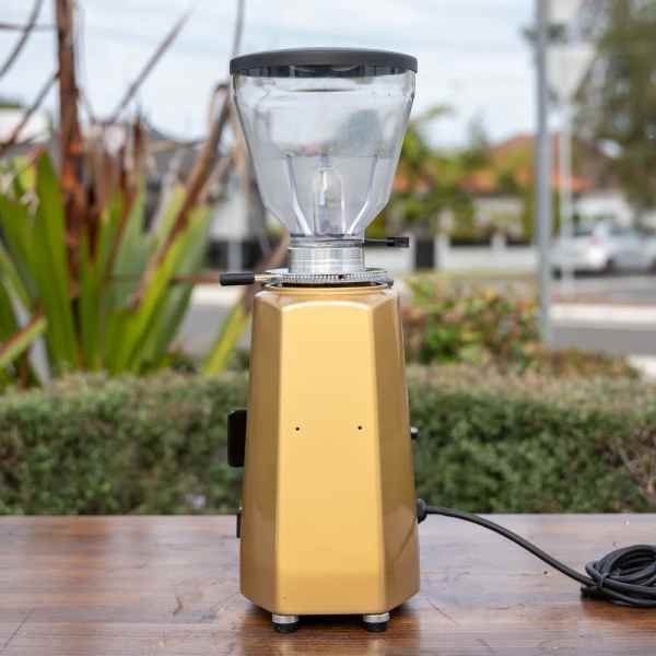 Pre Loved Mazzer Super Jolly Automatic In Gold Espresso Grinder