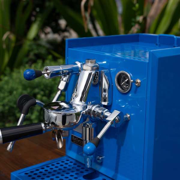 Beautiful Custom Deep Ocean Blue Bellezza Chiara Coffee Machine