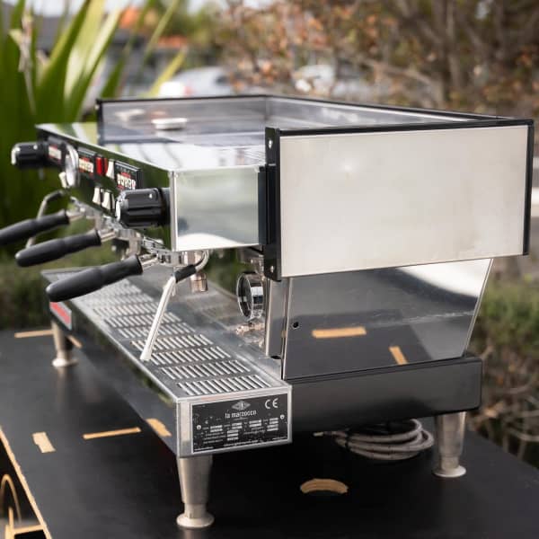 Clean Pre Owned 3 Group Tall Cup La Marzocco Linea AV Coffee Machine