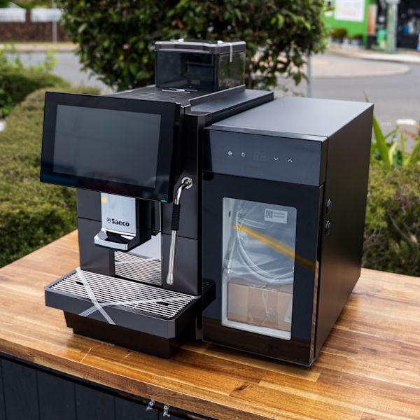 Brand New Saeco SE120 Automatic Coffee Machine + Fridge