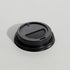 8oz Lids - PLAIN BLACK / PACK OF 100