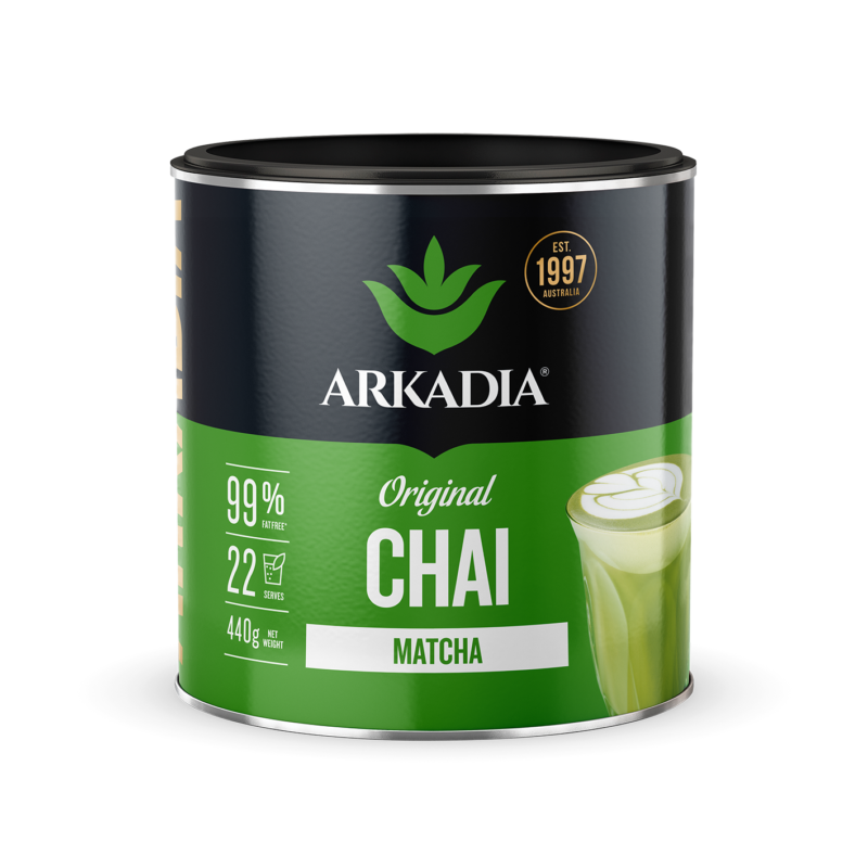 Arkadia Matcha Green Chai Tea - 440gX6