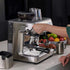 Breville Barista Express Impress Manual Espresso Machine with free coffee and accessories