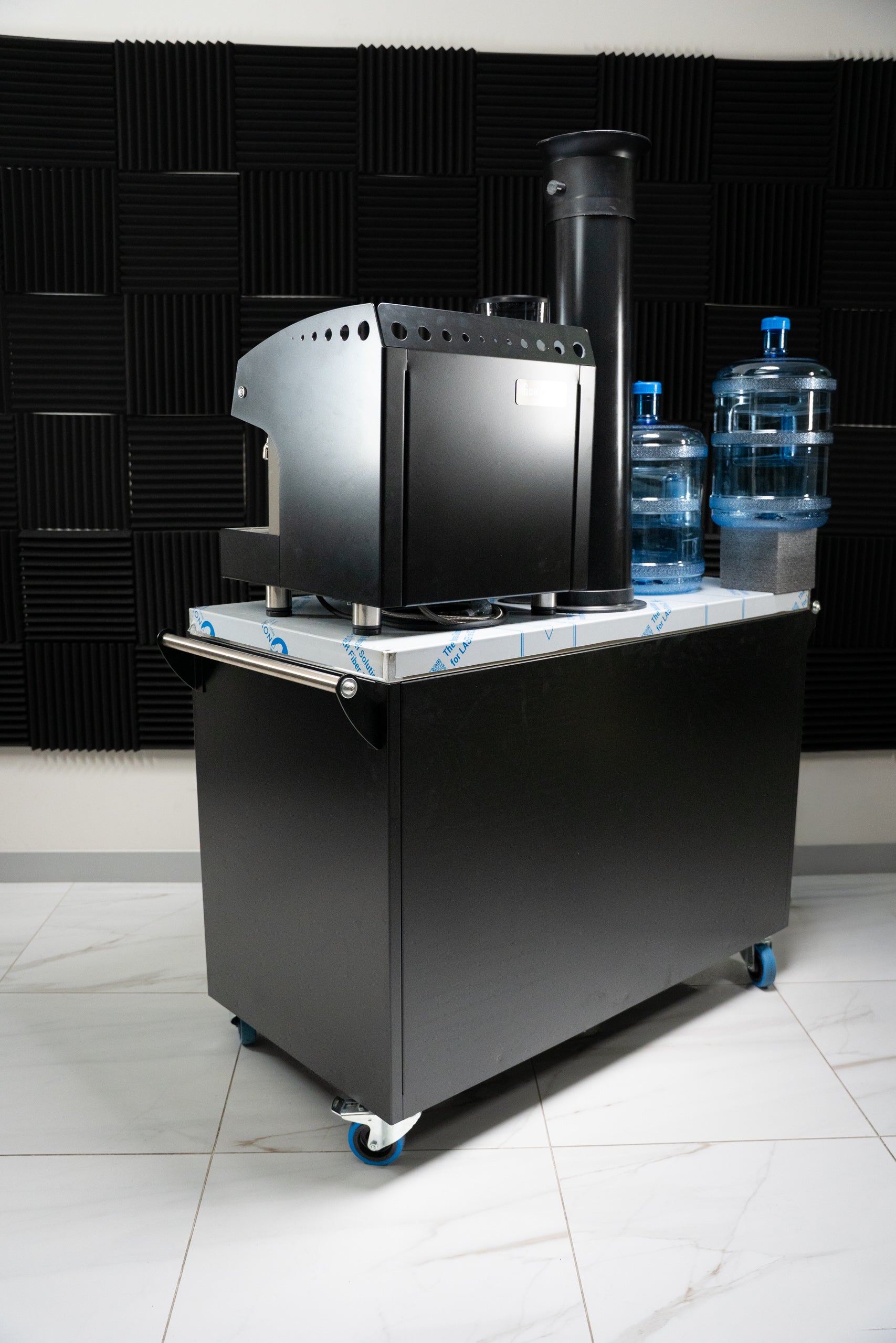 10 Amp Coffee Cart Package With 1200MM Stainless Steel Cart