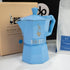 Bialetti 3 Cup Gift Set in Blue or Black