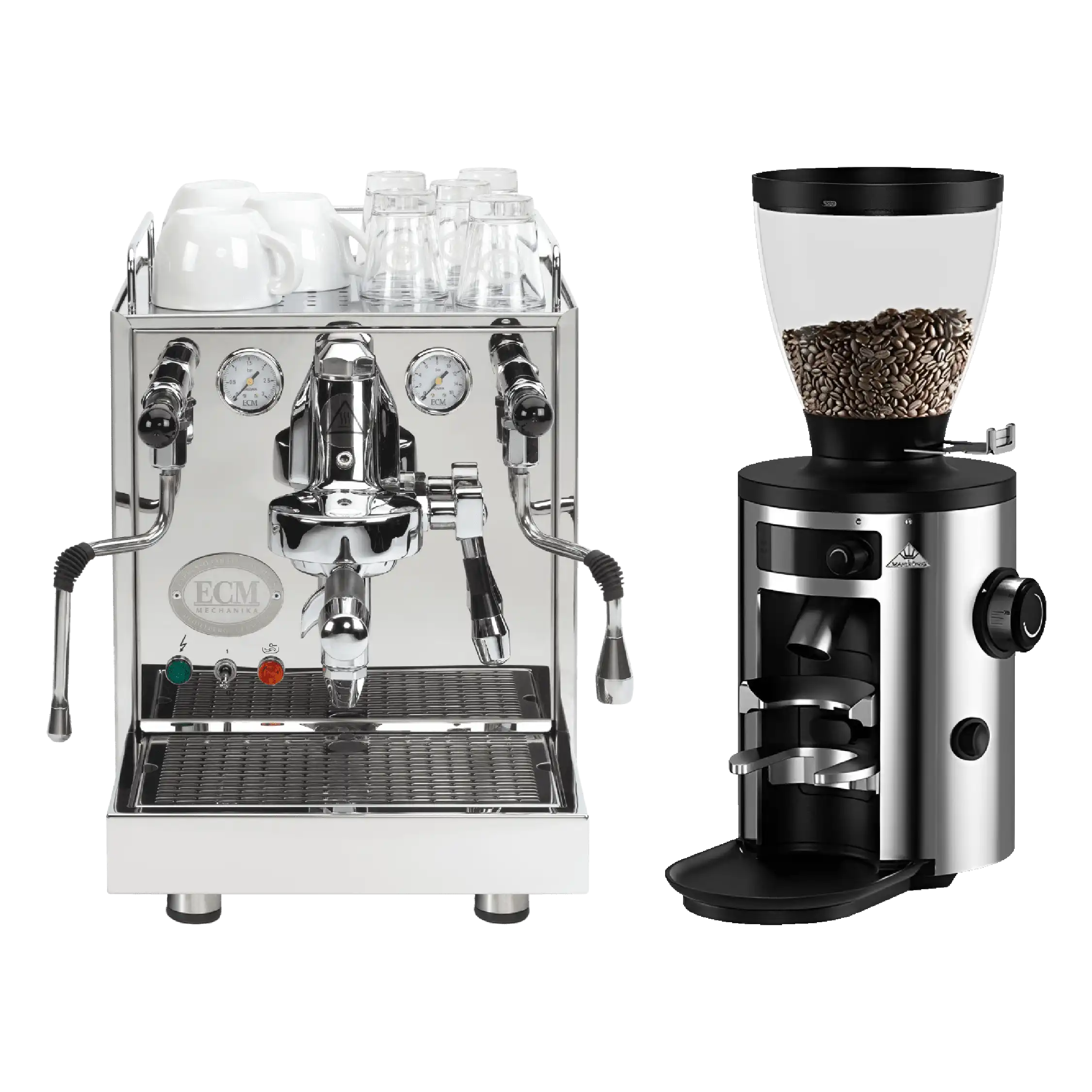 Brand New Ecm Mechanika Rotary Coffee Machine & Mahlkonig X54 Grinder Package