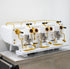 Custom 3 Group Sanremo Opera V2 Gloss White & 24 Carat Gold