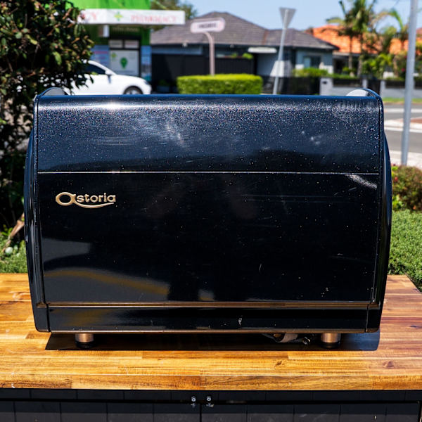 Pre-Loved Astoria Perla 2 Group Coffee Machine – Tall Cup | Black