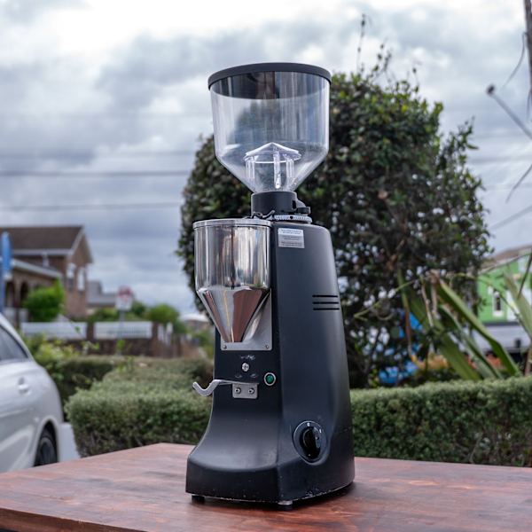 Used Robur E Black Tall Coffee Grinder,New Blades,Excellent Condition