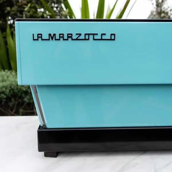 Aqua Blue As New La Marzocco 2 Group Linea With Shot Timers