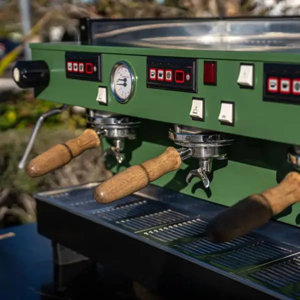 Army Green Custom La Marzocco Linea Commercial Coffee