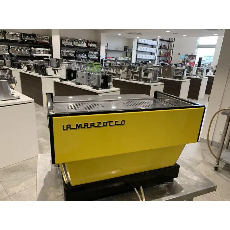 As New 2 Group Custom La Marzocco Linea AV Commercial Coffee