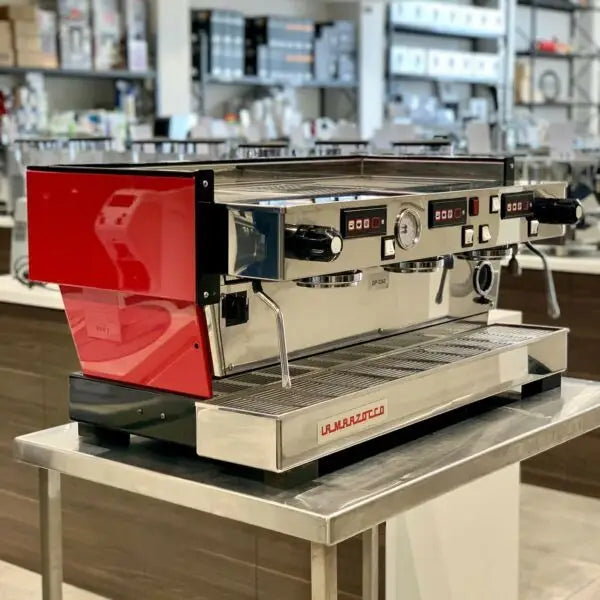 As New 3 Group La Marzocco Linea Ferrari Red Commercial