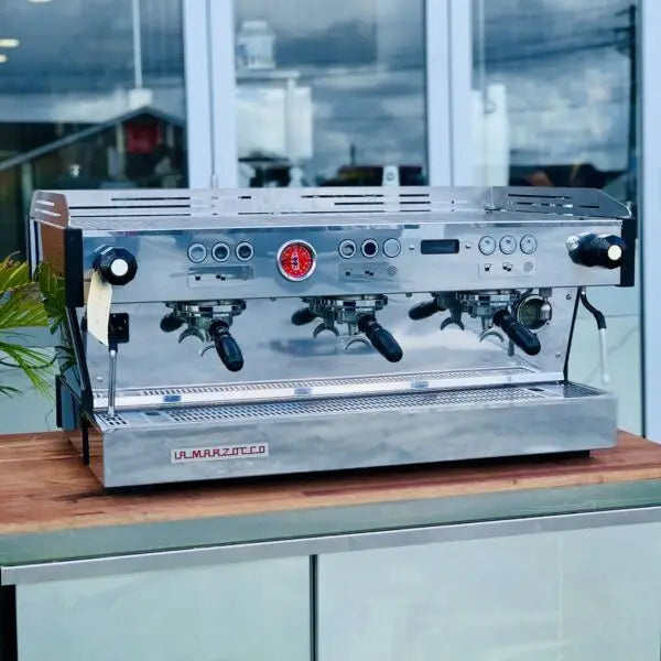 As New Fully Serviced 3 Group La Marzocco PB Commercial