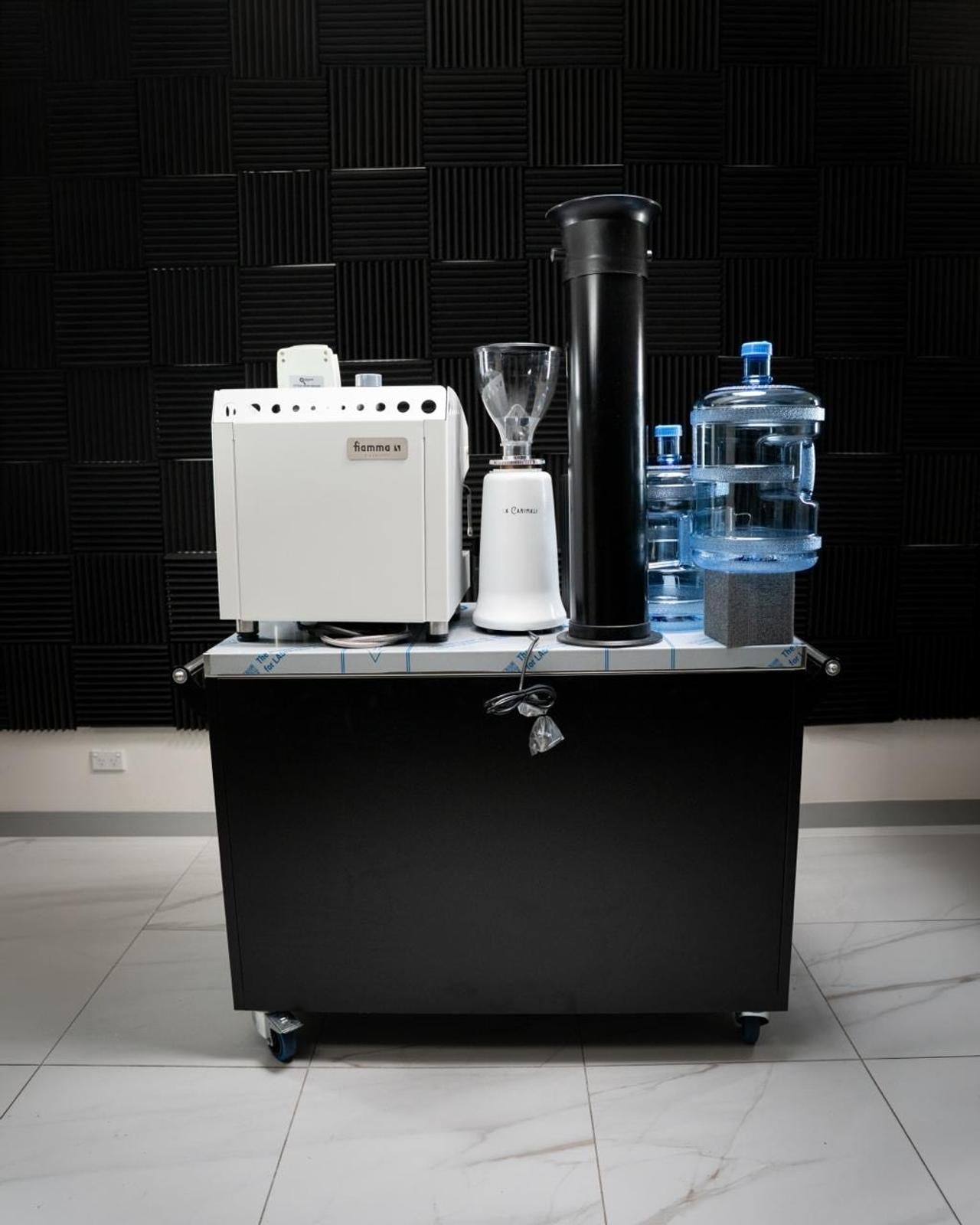 Brand New Self-Contained FIAMMA Commercial Coffee Cart Package