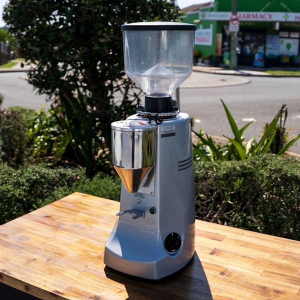 Pre Loved Mazzer Robur Electronic Silver New Burrs