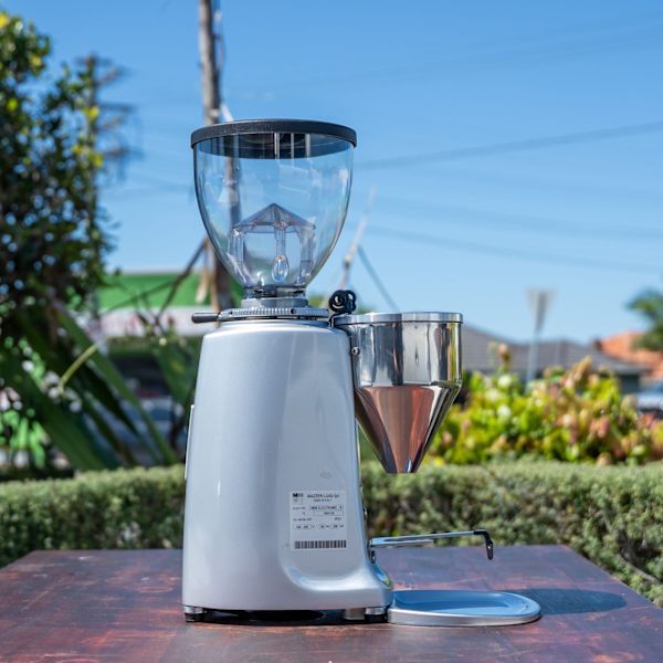 Pre Loved Mazzer Mini E In Silver Coffee Grinder
