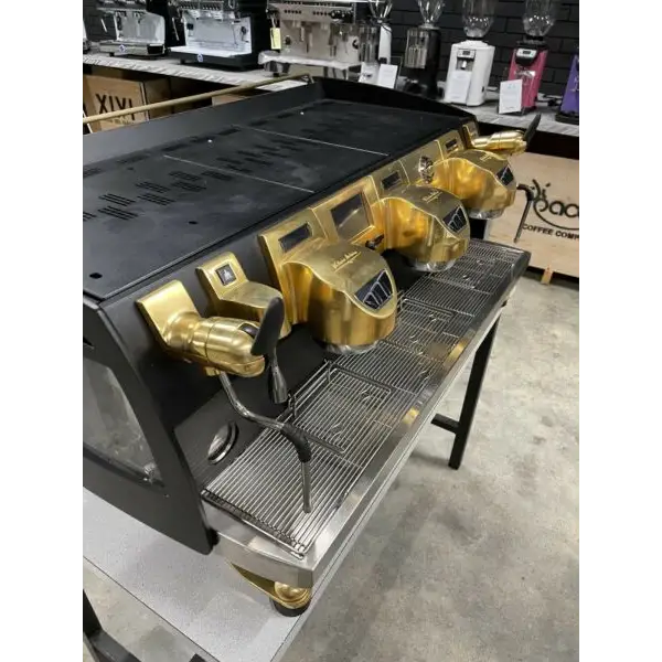 Beautiful Custom 3 Group Gravermetric Black Eagle Coffee