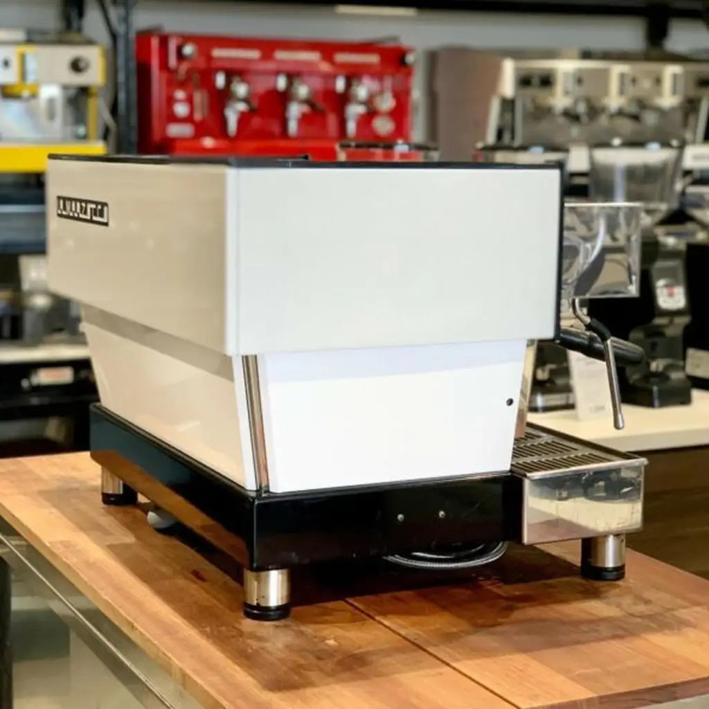 Beautiful Custom White 2 Group Linea AV Commercial Coffee