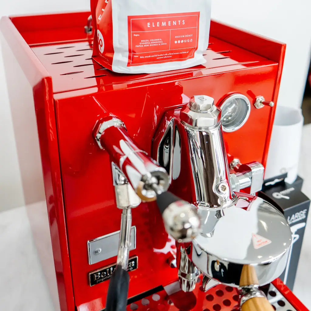 Bellezza Chiara Custom Red & Bellezza Piccola Grinder +