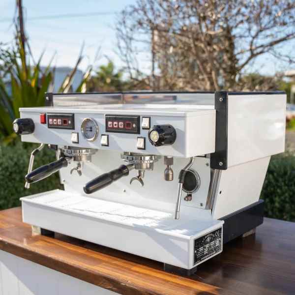 Fully Custom Pre Owned 2 Group La Marzocco Linea Av Gloss White