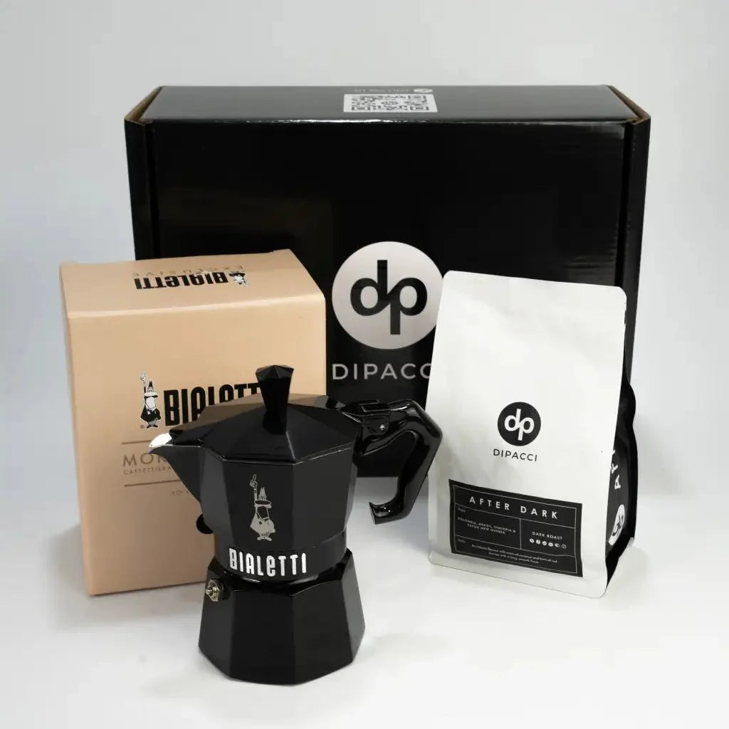Bialetti 3 Cup Gift Set in Blue or Black - Australia - Di Pacci