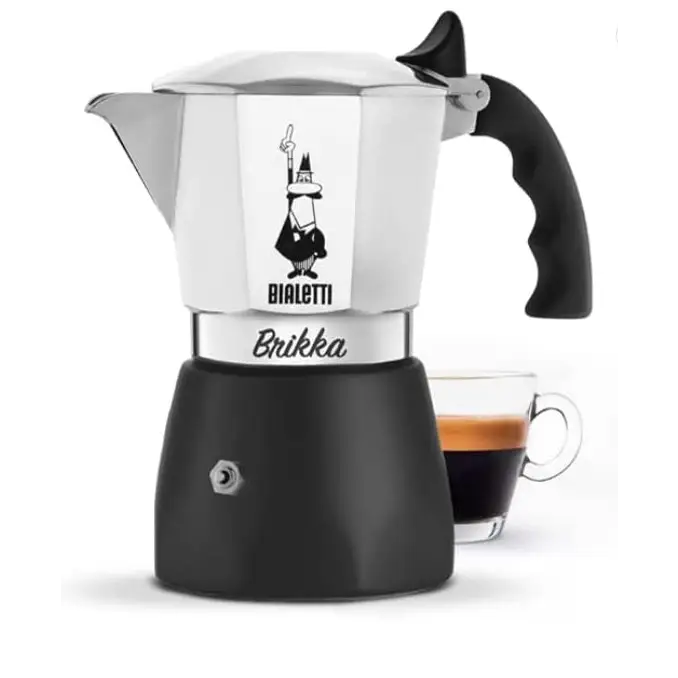 Bialetti Brikka - Black - 4 Cups