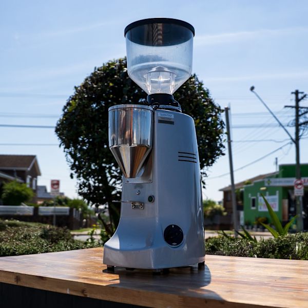 Pre Loved Mazzer Robur Electronic Silver New Burrs