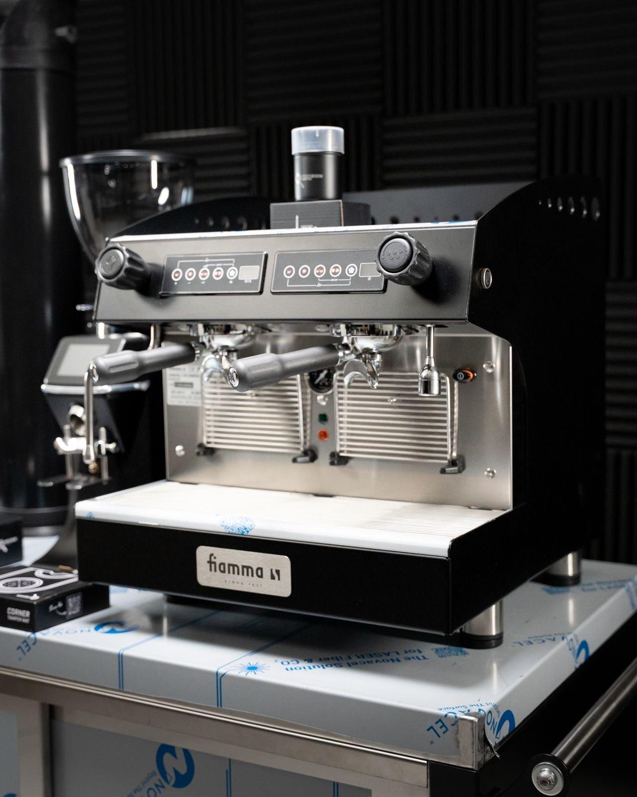 Brand New Premium FIAMMA Black Commercial Coffee Cart Package