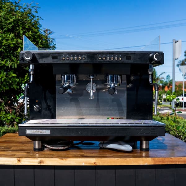 Used Sanremo Zoe Competition Tall Black 2 Group Coffee Machine