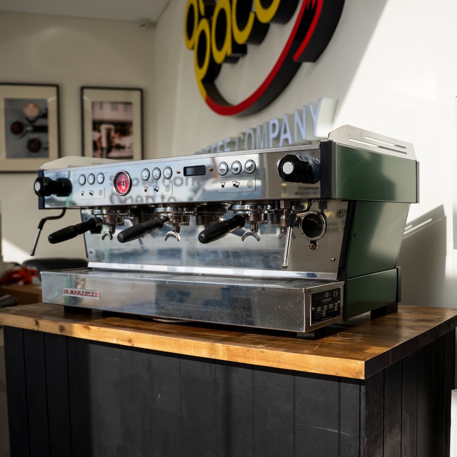 Pre Loved Green La Marzocco Linea PB 3 Group Coffee Machine