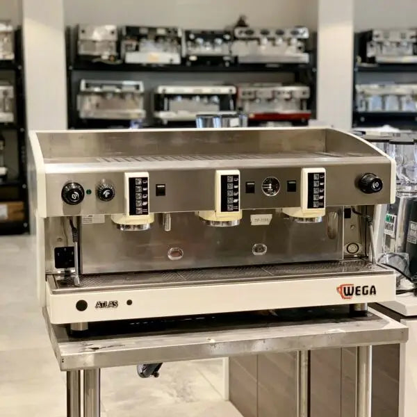 Cheap 3 Group Fully Serviced Wega Atlas Commercial Coffee