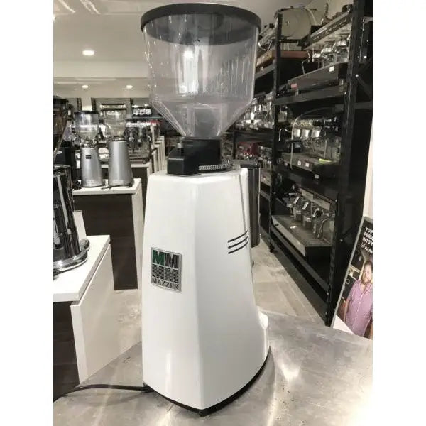 Cheap Mazzer Robur Automatic In White Commercial Coffee