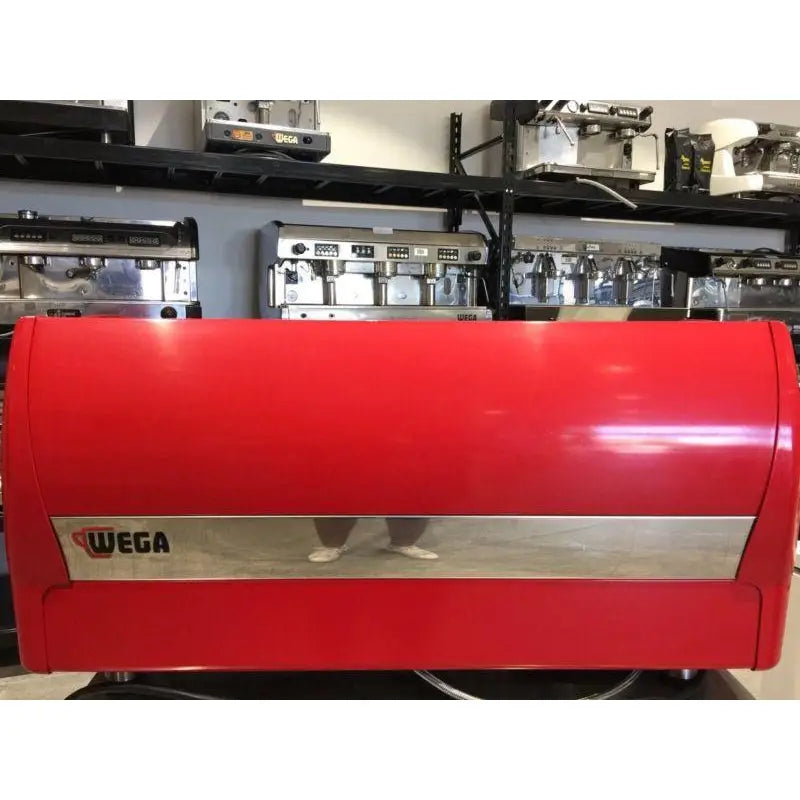 Cheap Pre-Owned 3 Group Red Wega Polaris Commercial Coffee