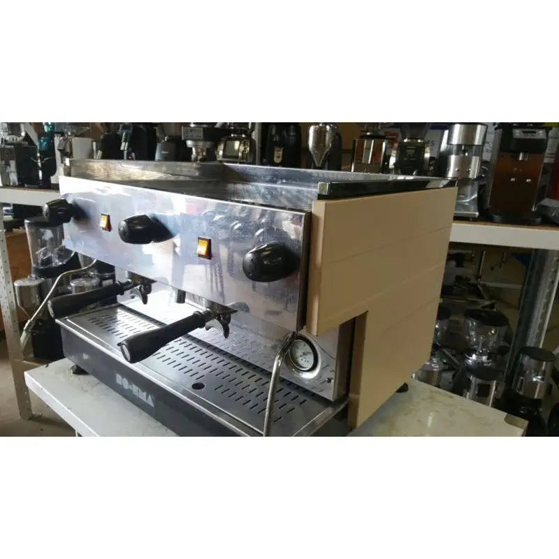 Cheap Used Beige 2 Group Boema Commercial Coffee Machine -