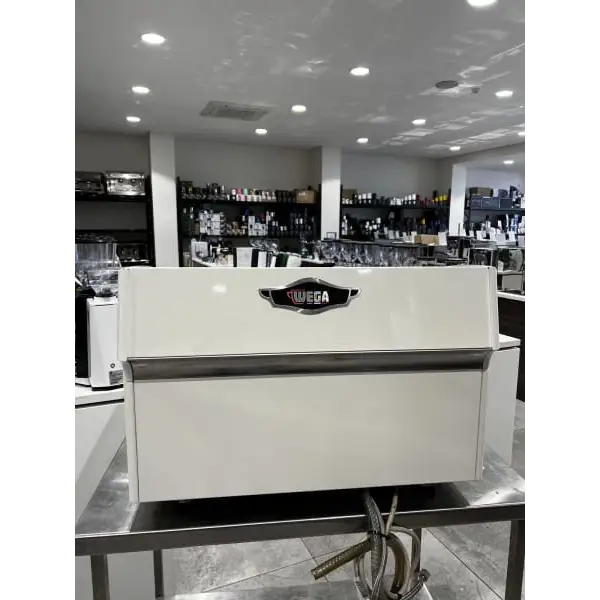 Clean Wega 15 Amp White Atlas Commercial Coffee Machine