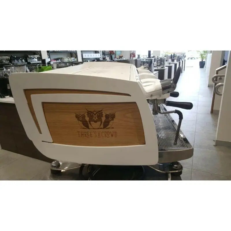 Custom 3 Group White&Timber Black Eagle Commercial Coffee