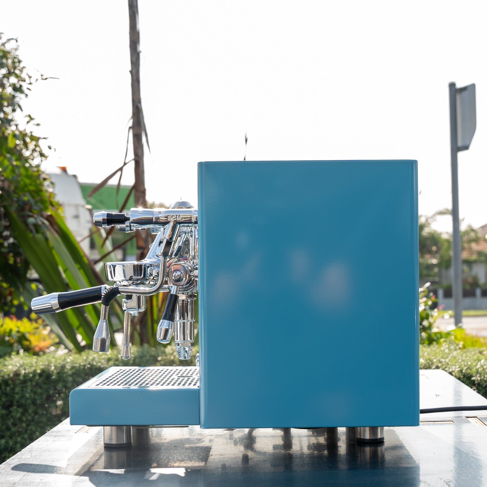 Custom Baby Blue ECM Technika V Profi PID Coffee Machine - Australia - Di Pacci