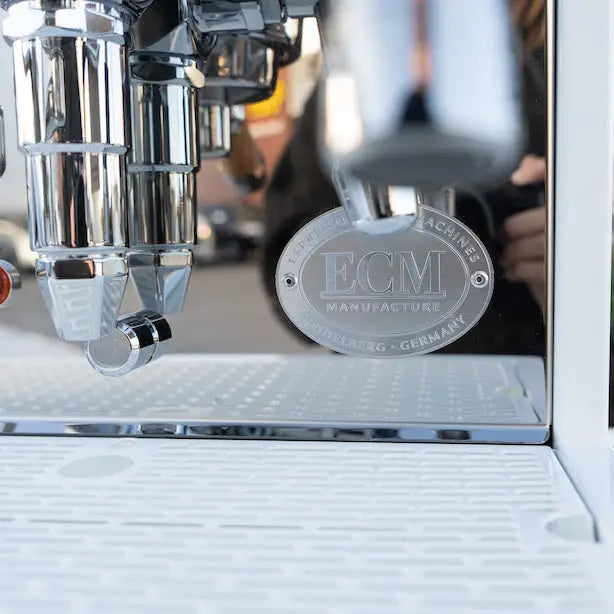 CUSTOM GLOSS WHITE ECM SYNCHRONIKA WITH MAZZER MINI IN