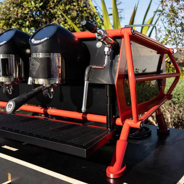 Custom Red & Black Sanremo Racer Commercial Coffee Machine -