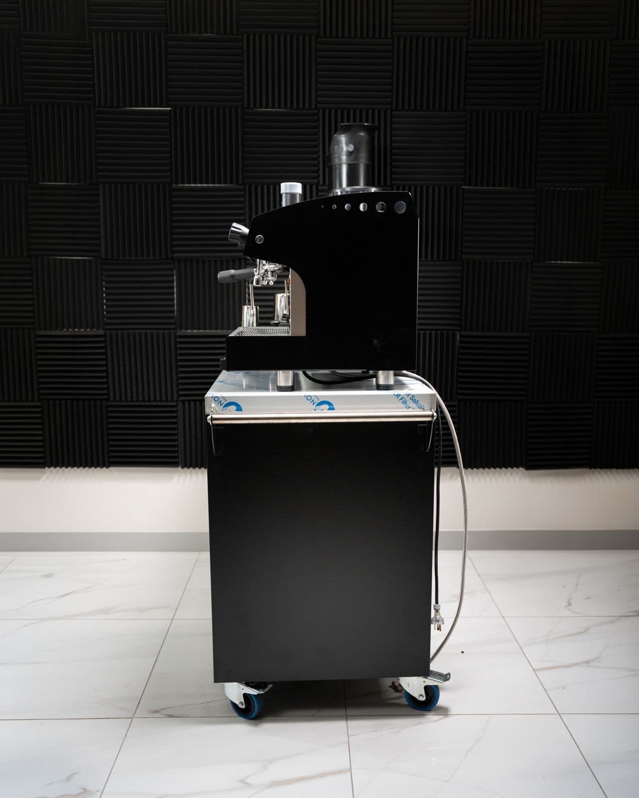 Brand New Premium FIAMMA Black Commercial Coffee Cart Package
