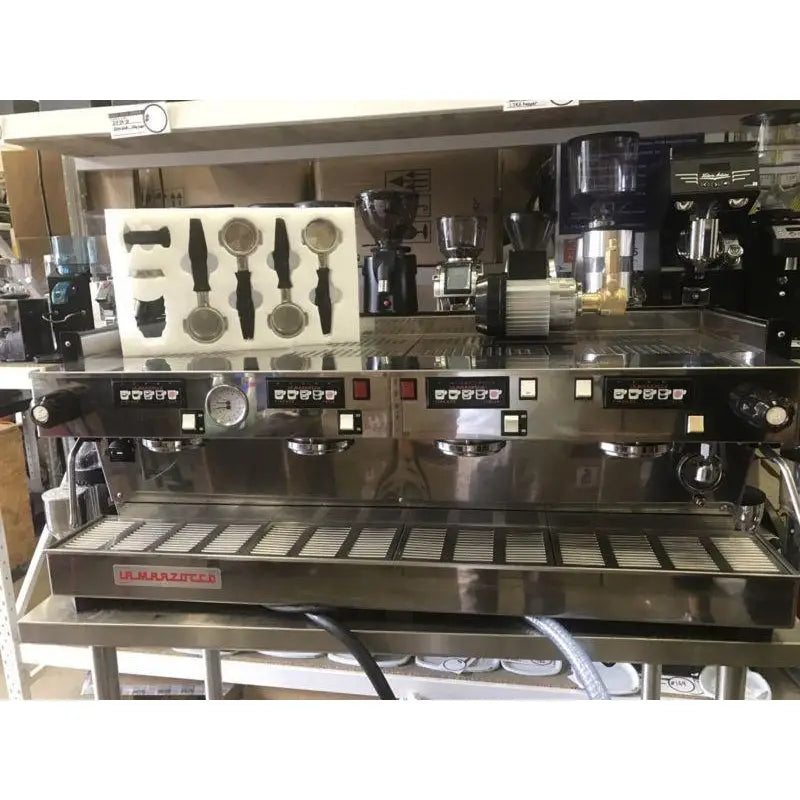 Demo 4 Group La Marzocco Linea AV Commercial Coffee Machine