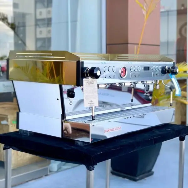 Demo-New 2020 Gold-Matt White La Marzocco PB Commercial