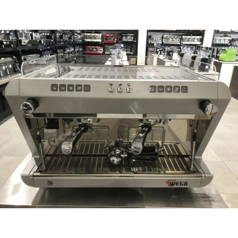 Demo Wega IO 2 Group Semi Compact Commercial Coffee Machine