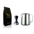 Di Pacci Coffee Tamper + 600ml MIlk Jug + Coffee Beans Value