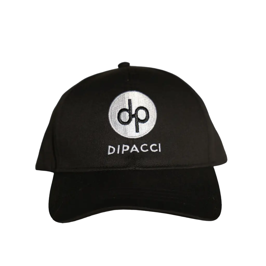 Dipacci Embroidered Cap in Black